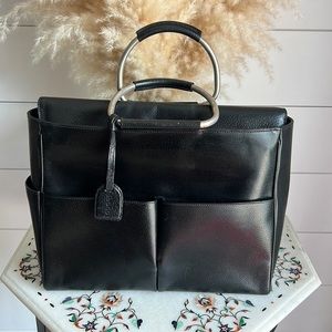 Gucci Satchel with bracelet handles *Rare*